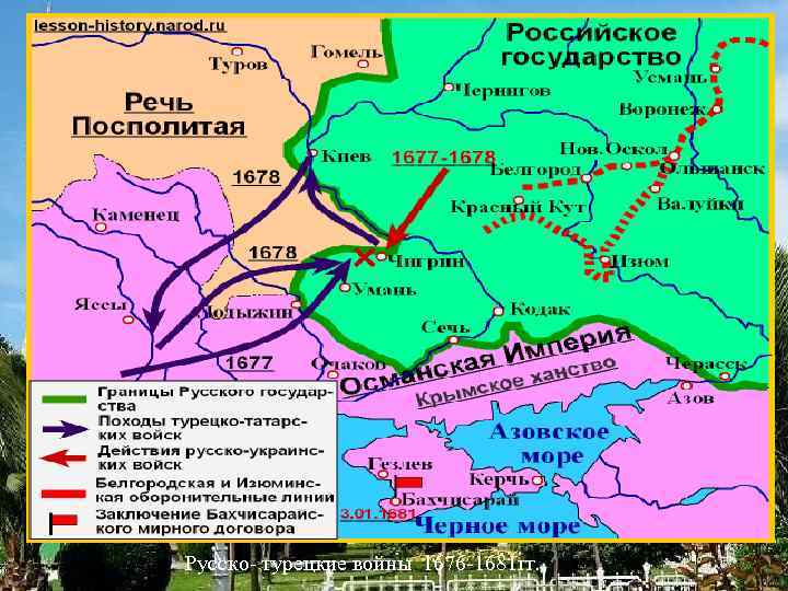 Русско турецкие войны второй половины 18 века презентация 8 класс