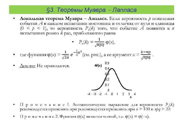 Теорема муавра