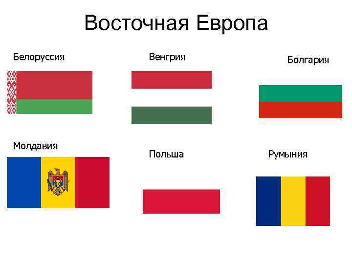 Венгрия румыния болгария. Флаг Румынии и Венгрии. Венгрия и Болгария. Восточная Европа. Флаги России Белоруссии Украины и Польши.