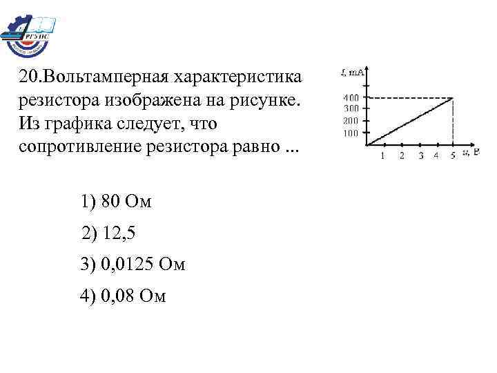 Чему равно сопротивление резистора