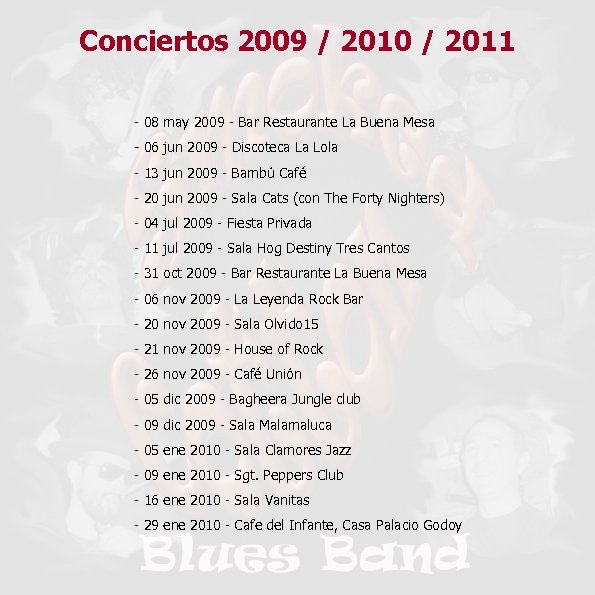 Conciertos 2009 / 2010 / 2011 - 08 may 2009 - Bar Restaurante La