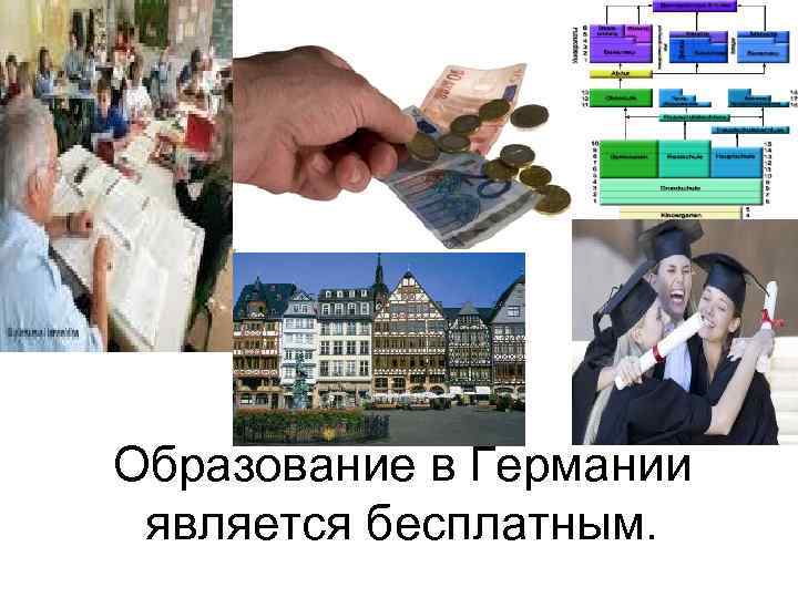 Образование в Германии является бесплатным. 