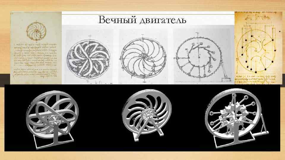 Чертежи леонардо да винчи вечный двигатель