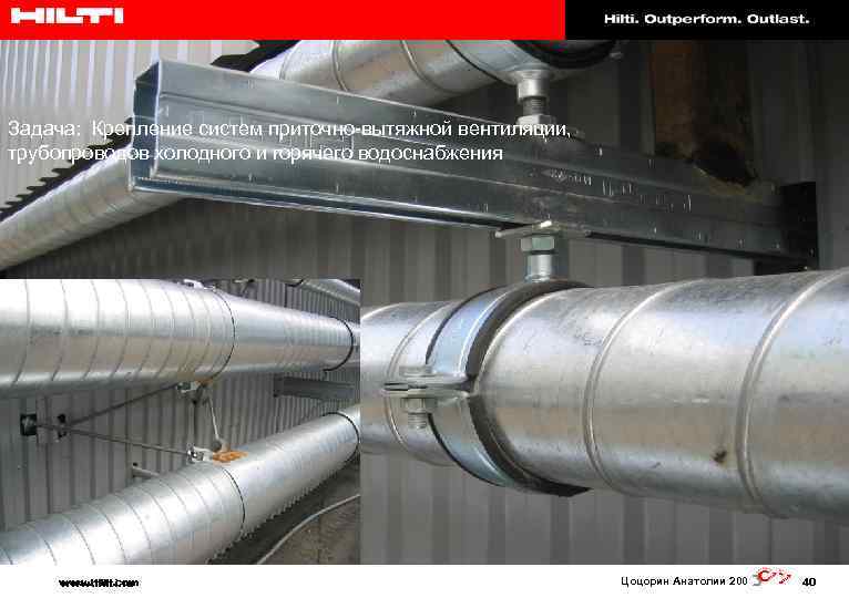 Hilti. Работает лучше. Служит дольше. Объект: Гипер Маркет «Ашан» , «Леруа Мерлен» , «Декатлон»