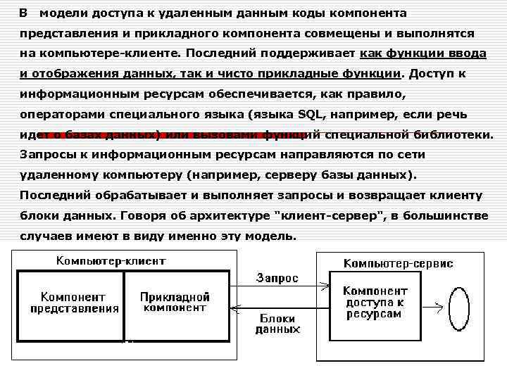 Компонент представления