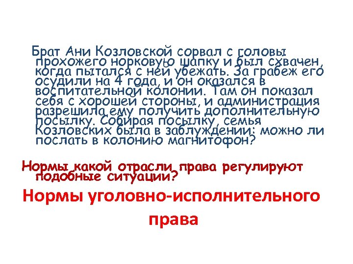 Брат Ани Козловской сорвал с головы прохожего норковую шапку и был схвачен, когда пытался