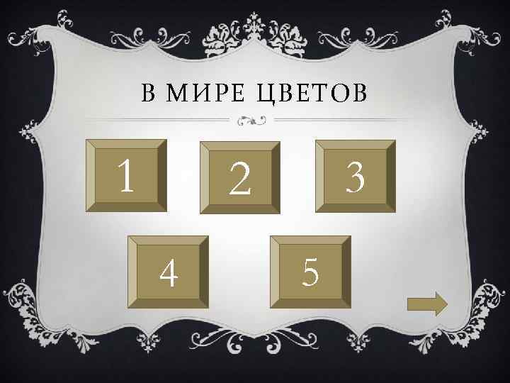 В МИРЕ ЦВЕТОВ 1 2 4 3 5 