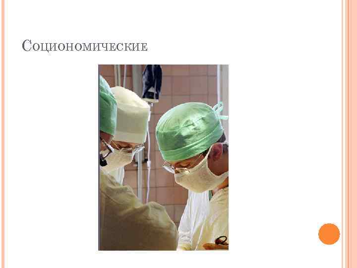 СОЦИОНОМИЧЕСКИЕ 