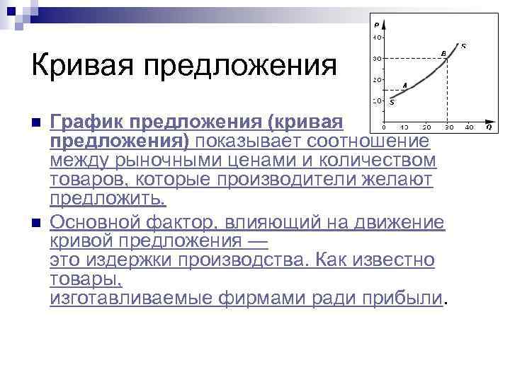 Предложение закон предложения презентация