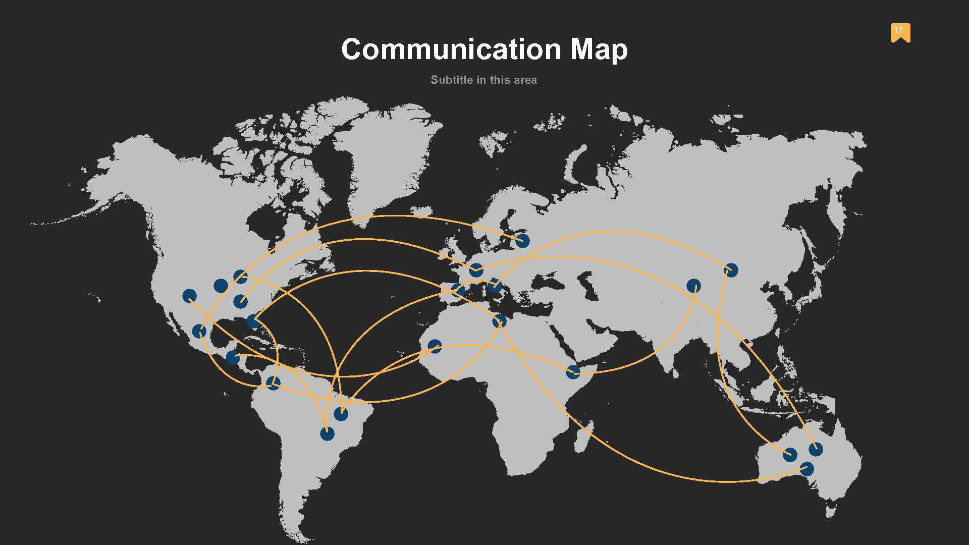 Communication Map Subtitle in this area 17 