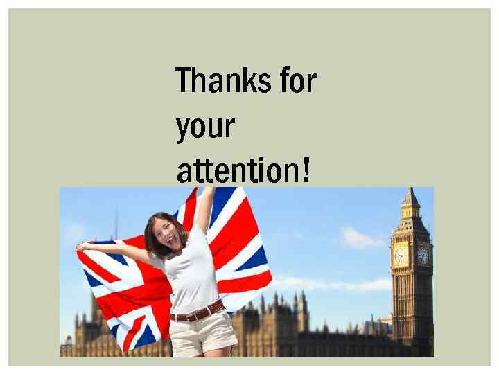 Thanks for your attention! 