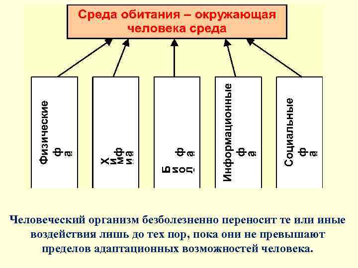 Человеческий организм безболезненно переносит те или иные воздействия лишь до тех пор, пока они