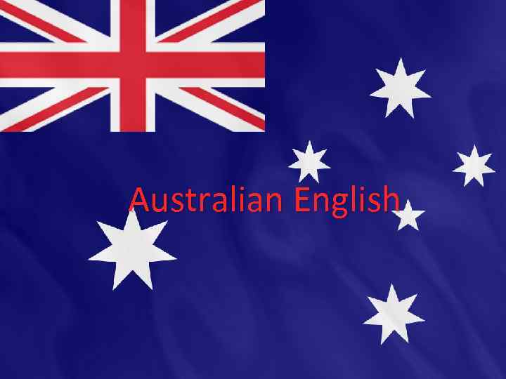 Australian English 
