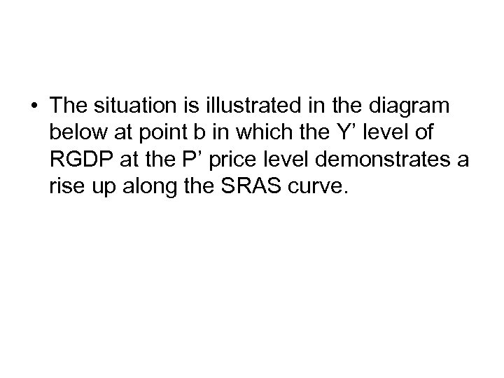 • The situation is illustrated in the diagram below at point b in