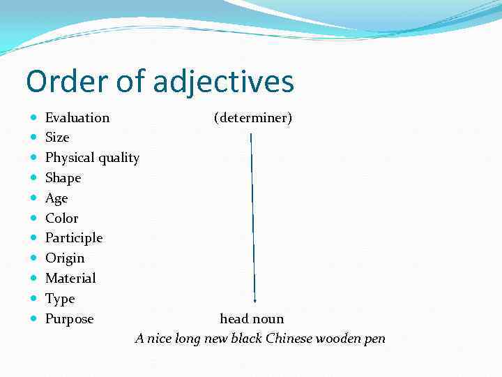 Adjective And Adverb Outline 1 Adjective Categorial