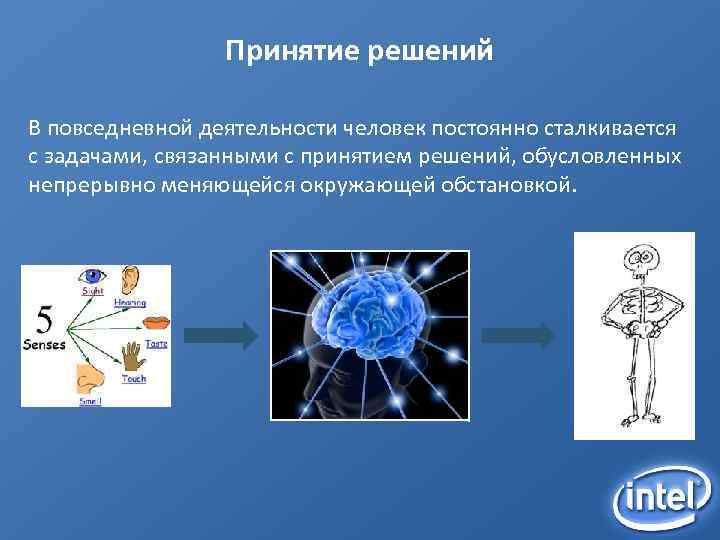 Принятие решений В повседневной деятельности человек постоянно сталкивается с задачами, связанными с принятием решений,