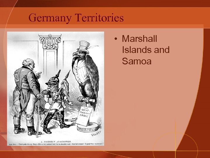 Germany Territories • Marshall Islands and Samoa 