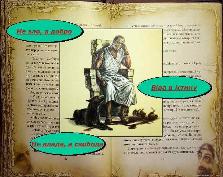 Не зло, а добро Віра в істину Не влада, а свобода 24 М. Кононов