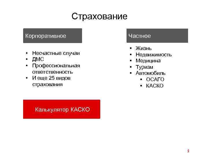 Страхование Корпоративное • Несчастные случаи • ДМС • Профессиональная ответственность • И еще 25