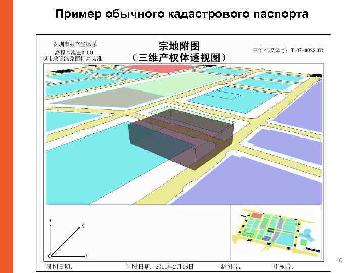Пример обычного кадастрового паспорта 10 
