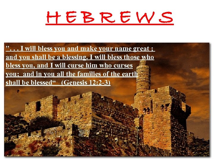 HEBREWS 