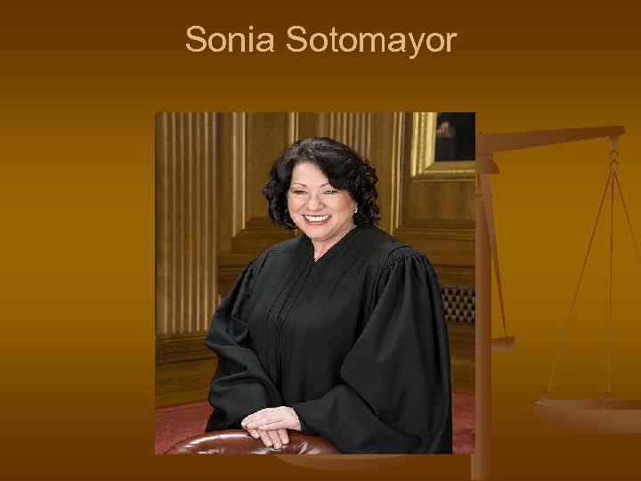 Sonia Sotomayor 