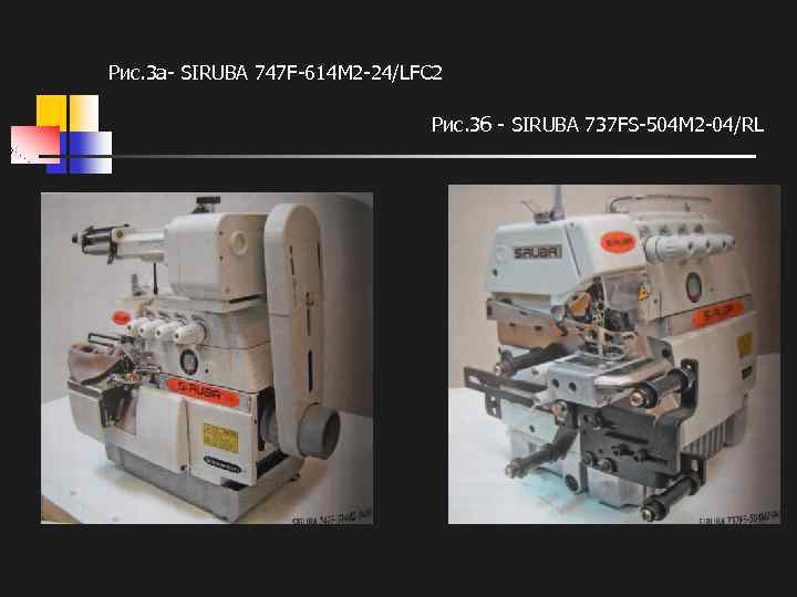 Рис. 3 а- SIRUBA 747 F-614 M 2 -24/LFC 2 Рис. 3 б -