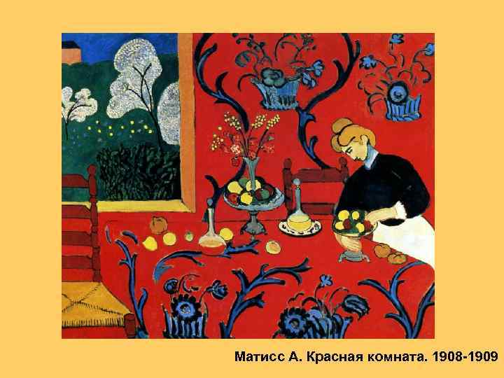 Матисс А. Красная комната. 1908 -1909 