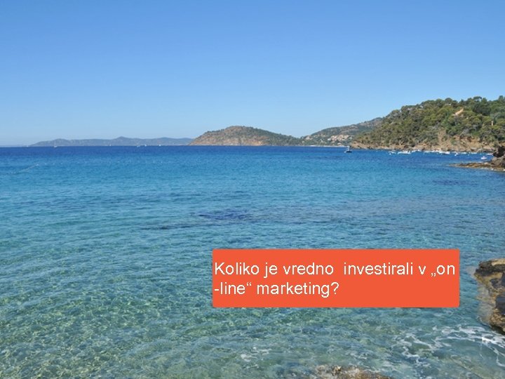 Koliko je vredno investirali v „on -line“ marketing? 