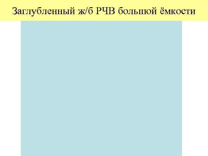 Заглубленный ж/б РЧВ большой ёмкости 