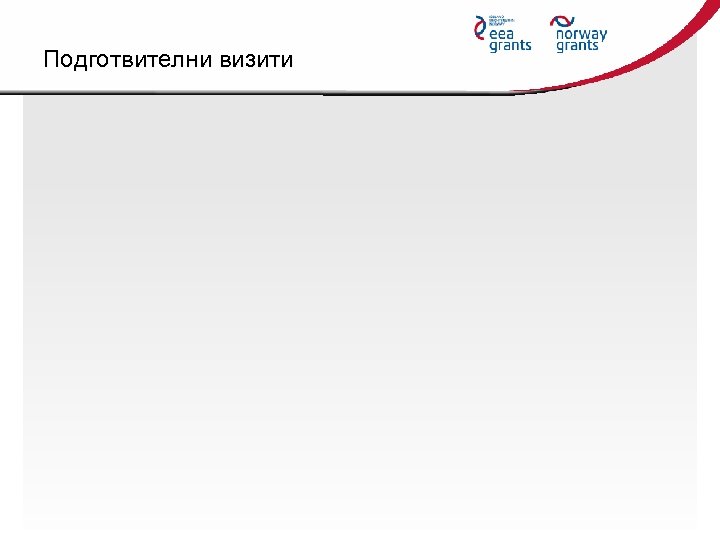 Подготвителни визити 