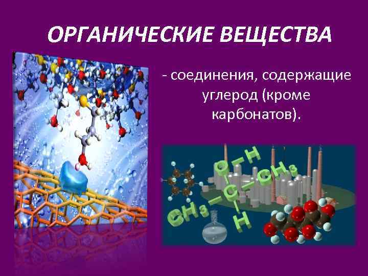 Источники органического вещества