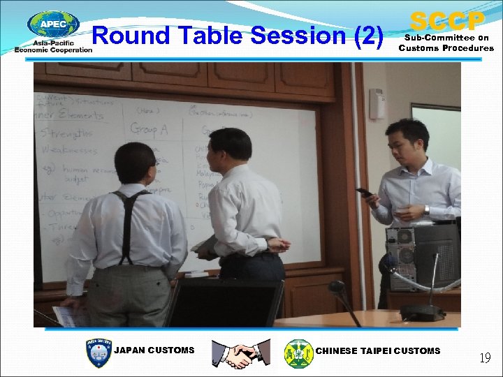 Round Table Session (2) JAPAN CUSTOMS SCCP Sub-Committee on Customs Procedures CHINESE TAIPEI CUSTOMS