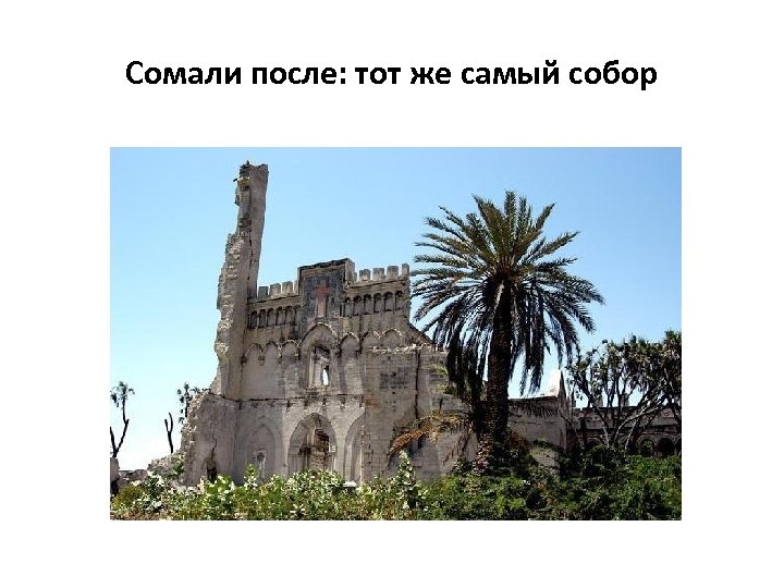 Сомали после: тот же самый собор 