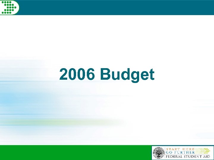 2006 Budget 