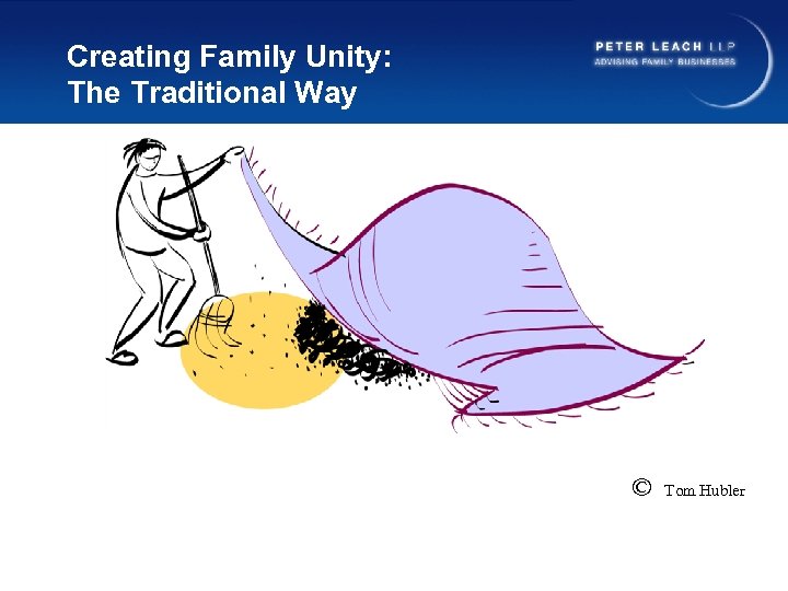 Creating Family Unity: The Traditional Way © Tom Hubler 