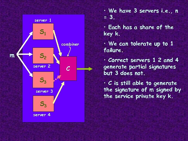  • We have 3 servers i. e. , n = 3. server 1