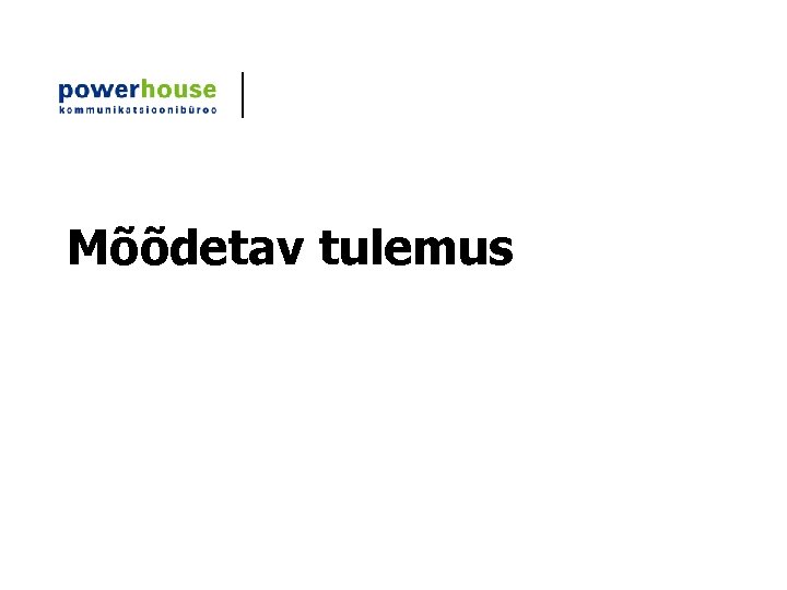 Mõõdetav tulemus 