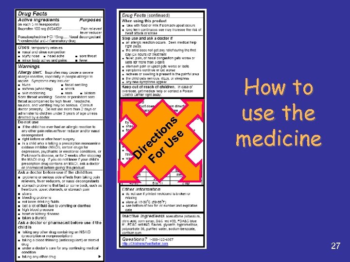 ns tio se ec r U ir o D F How to use the