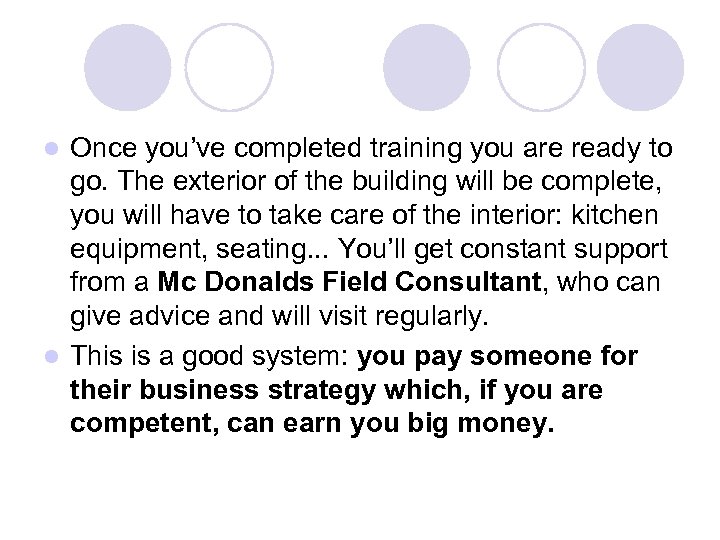 Once you’ve completed training you are ready to go. The exterior of the building