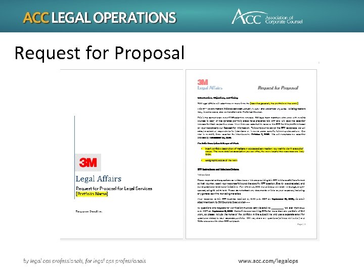 Request for Proposal 