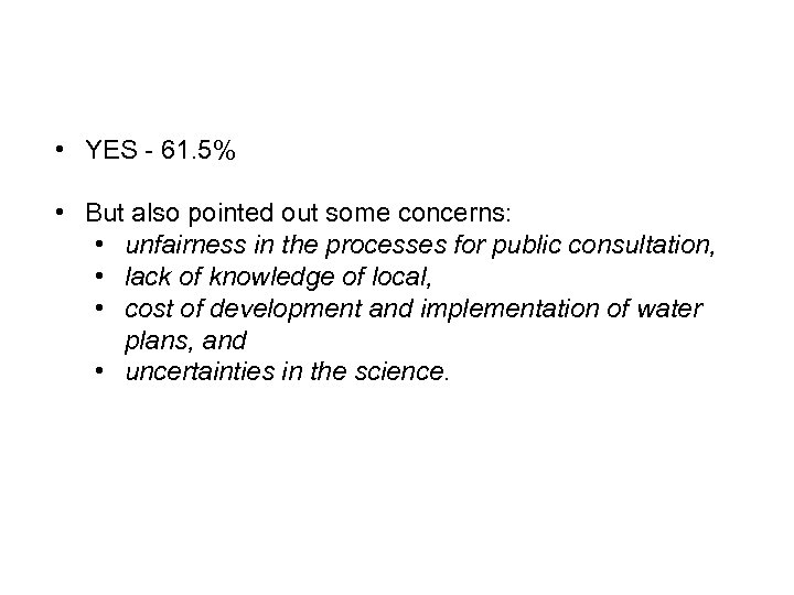 Are Statutory Water Plans the right way to approach sustainable water policy? (water planners