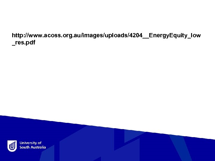 http: //www. acoss. org. au/images/uploads/4204__Energy. Equity_low _res. pdf 