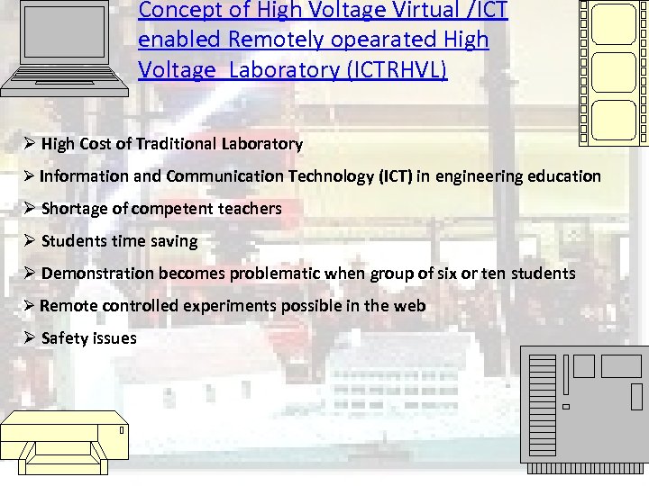 Concept of at NIT, Durgapur to /ICT Initiatives undertaken High Voltage Virtual Combat enabled