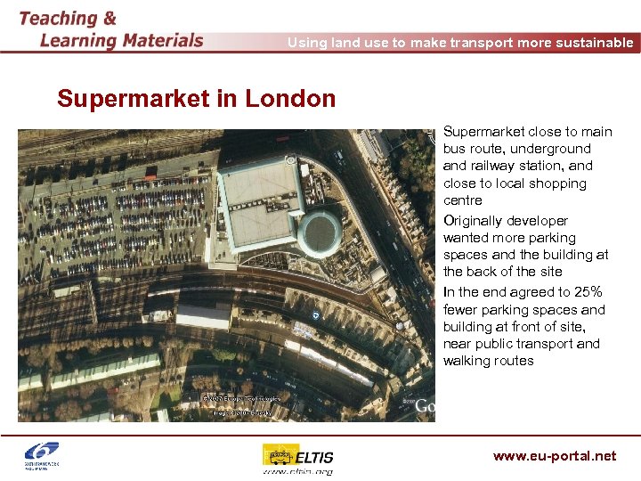 Using land use to make transport more sustainable Supermarket in London Supermarket close to