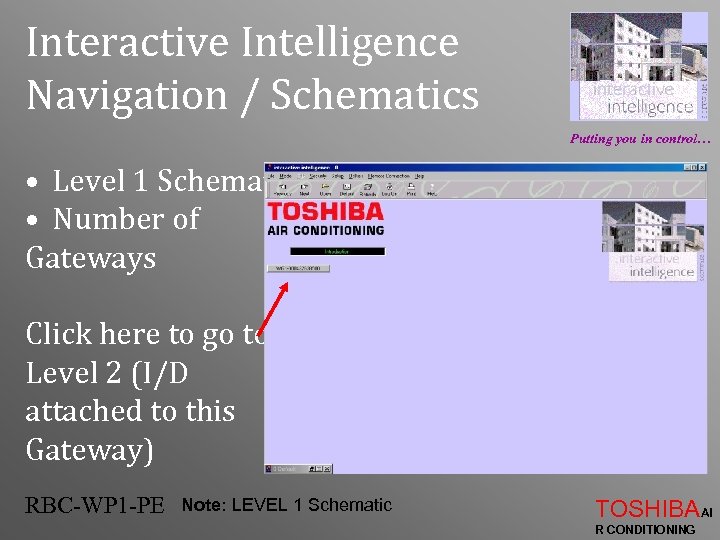 Interactive Intelligence Navigation / Schematics Putting you in control… • Level 1 Schematic •