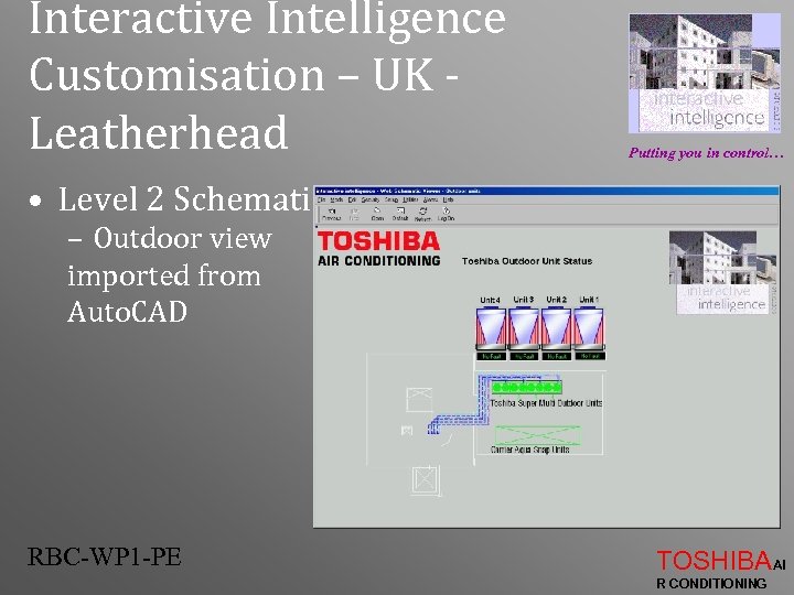 Interactive Intelligence Customisation – UK Leatherhead Putting you in control… • Level 2 Schematic