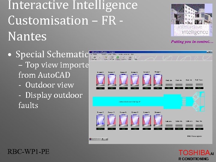 Interactive Intelligence Customisation – FR Nantes Putting you in control… • Special Schematic –