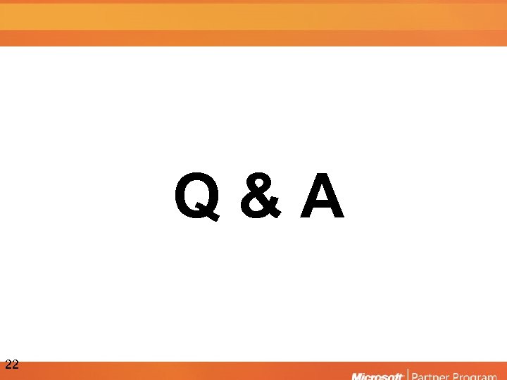 Q & A 22 