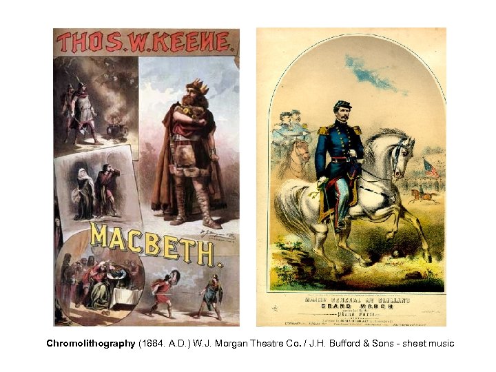 Chromolithography (1884. A. D. ) W. J. Morgan Theatre Co. / J. H. Bufford